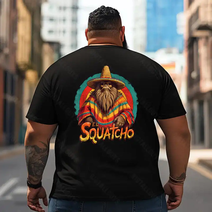 Bigfoot Sasquatch Yeti T2 5D2F 050 Men T Shirts Big and Tall Men Shirts Plus Size Short Sleeve Fashion Casual T Shirt Graphic Tee Shirts Tshirts