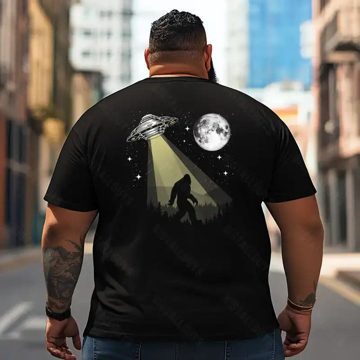 Bigfoot Sasquatch Yeti T2 5D2F 053 Men T Shirts Big and Tall Men Shirts Plus Size Short Sleeve Fashion Casual T Shirt Graphic Tee Shirts Tshirts