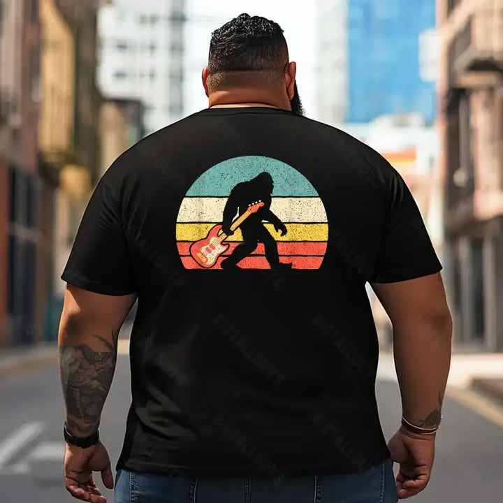 Bigfoot Sasquatch Yeti T2 5D2F 057 Men T Shirts Big and Tall Men Shirts Plus Size Short Sleeve Fashion Casual T Shirt Graphic Tee Shirts Tshirts