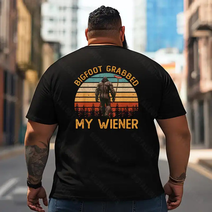 Bigfoot Sasquatch Yeti T2 5D2F 059 Men T Shirts Big and Tall Men Shirts Plus Size Short Sleeve Fashion Casual T Shirt Graphic Tee Shirts Tshirts