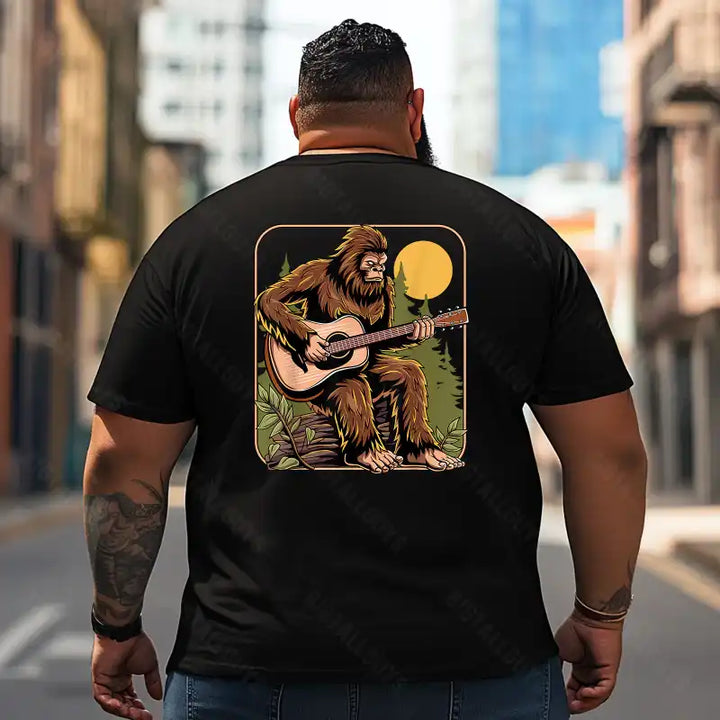 Bigfoot Sasquatch Yeti T2 5D2F 063 Men T Shirts Big and Tall Men Shirts Plus Size Short Sleeve Fashion Casual T Shirt Graphic Tee Shirts Tshirts