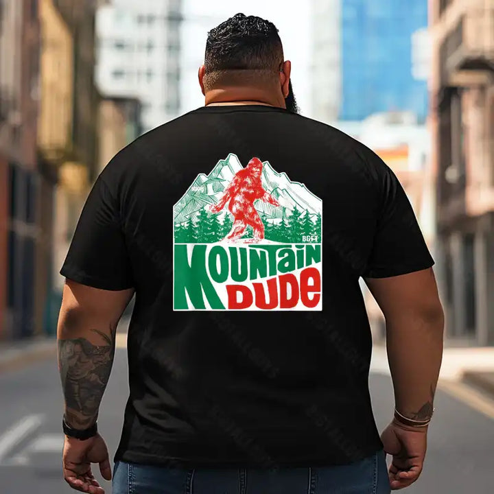 Bigfoot Sasquatch Yeti T2 5D2F 065 Men T Shirts Big and Tall Men Shirts Plus Size Short Sleeve Fashion Casual T Shirt Graphic Tee Shirts Tshirts