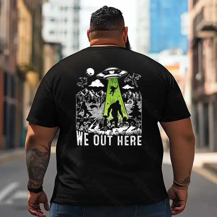 Bigfoot Sasquatch Yeti T2 5D2F 068 Men T Shirts Big and Tall Men Shirts Plus Size Short Sleeve Fashion Casual T Shirt Graphic Tee Shirts Tshirts