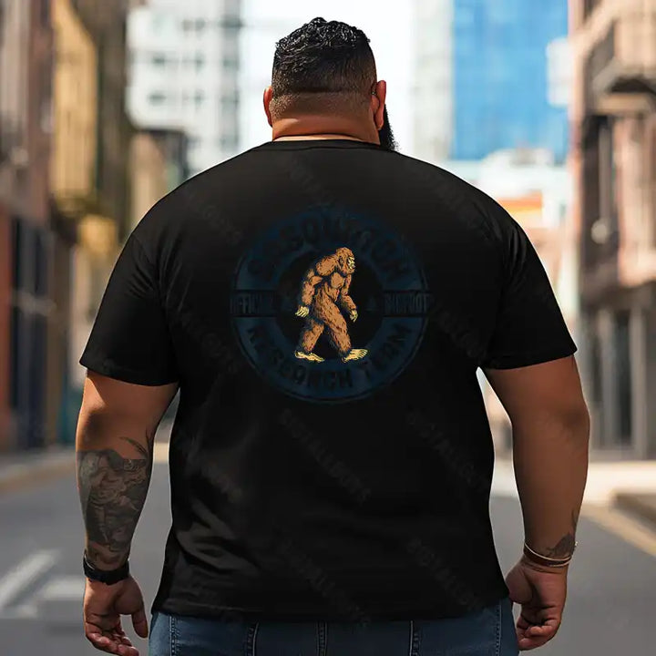 Bigfoot Sasquatch Yeti T2 5D2F 069 Men T Shirts Big and Tall Men Shirts Plus Size Short Sleeve Fashion Casual T Shirt Graphic Tee Shirts Tshirts