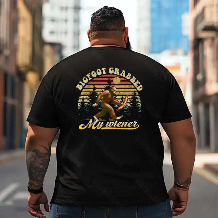 Bigfoot Sasquatch Yeti T2 5D2F 070 Men T Shirts Big and Tall Men Shirts Plus Size Short Sleeve Fashion Casual T Shirt Graphic Tee Shirts Tshirts