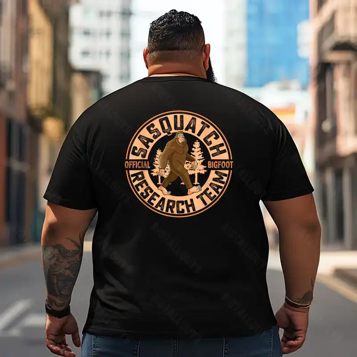 Bigfoot Sasquatch Yeti T2 5D2F 073 Men T Shirts Big and Tall Men Shirts Plus Size Short Sleeve Fashion Casual T Shirt Graphic Tee Shirts Tshirts