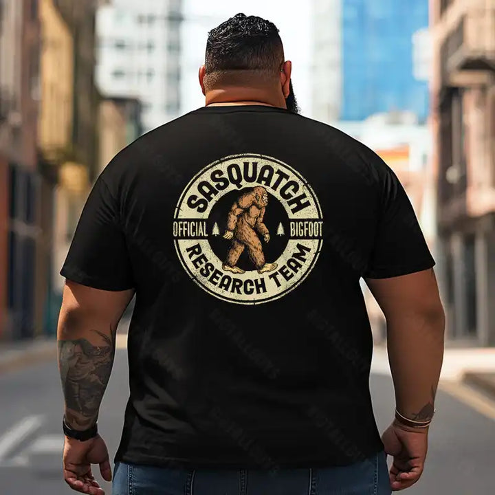 Bigfoot Sasquatch Yeti T2 5D2F 078 Men T Shirts Big and Tall Men Shirts Plus Size Short Sleeve Fashion Casual T Shirt Graphic Tee Shirts Tshirts