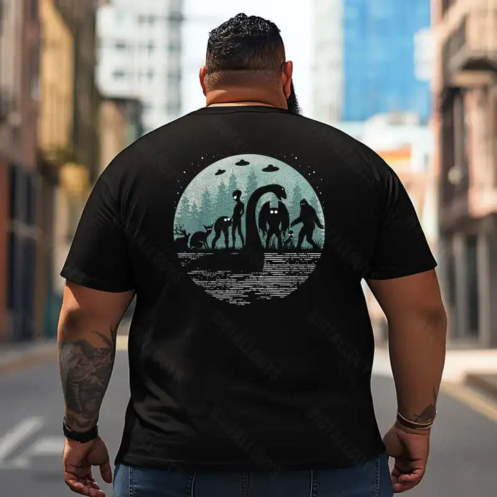 Bigfoot Sasquatch Yeti T2 5D2F 079 Men T Shirts Big and Tall Men Shirts Plus Size Short Sleeve Fashion Casual T Shirt Graphic Tee Shirts Tshirts