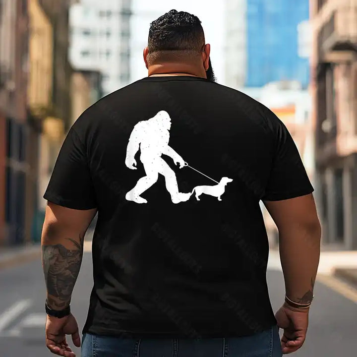 Bigfoot Sasquatch Yeti T2 5D2F 084 Men T Shirts Big and Tall Men Shirts Plus Size Short Sleeve Fashion Casual T Shirt Graphic Tee Shirts Tshirts
