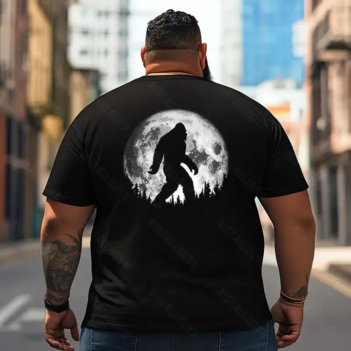 Bigfoot Sasquatch Yeti T2 5D2F 090 Men T Shirts Big and Tall Men Shirts Plus Size Short Sleeve Fashion Casual T Shirt Graphic Tee Shirts Tshirts