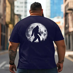 Bigfoot Sasquatch Yeti T2 5D2F 090 Men T Shirts Big and Tall Men Shirts Plus Size Short Sleeve Fashion Casual T Shirt Graphic Tee Shirts Tshirts - BigTallGuys