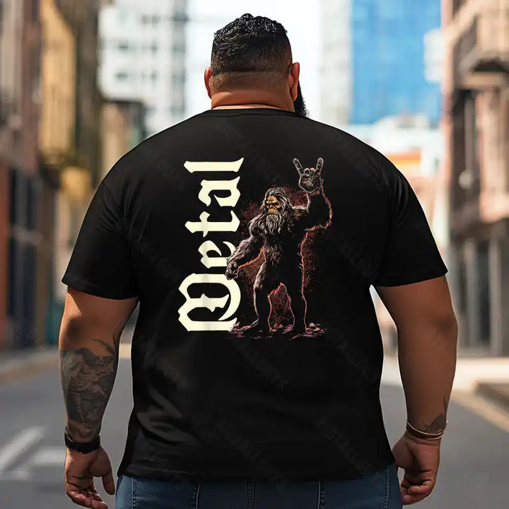 Bigfoot Sasquatch Yeti T2 5D2F 096 Men T Shirts Big and Tall Men Shirts Plus Size Short Sleeve Fashion Casual T Shirt Graphic Tee Shirts Tshirts