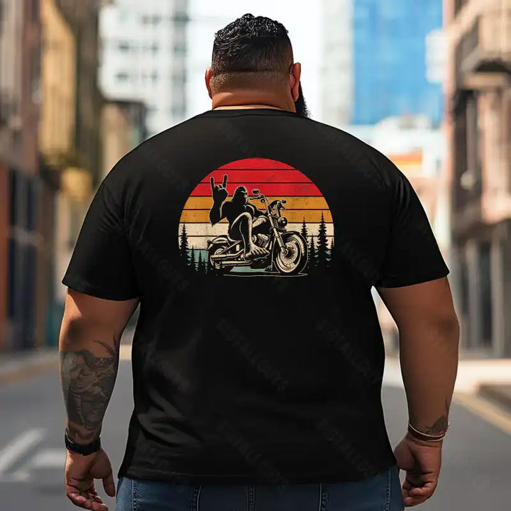 Bigfoot Sasquatch Yeti T2 5D2F 097 Men T Shirts Big and Tall Men Shirts Plus Size Short Sleeve Fashion Casual T Shirt Graphic Tee Shirts Tshirts