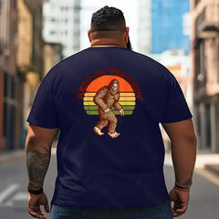 Bigfoot Sasquatch Yeti T2 5D2F 098 Men T Shirts Big and Tall Men Shirts Plus Size Short Sleeve Fashion Casual T Shirt Graphic Tee Shirts Tshirts - BigTallGuys