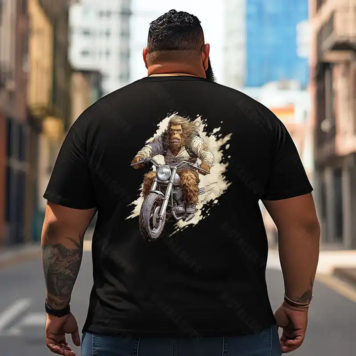 Bigfoot Sasquatch Yeti T2 5D2F 099 Men T Shirts Big and Tall Men Shirts Plus Size Short Sleeve Fashion Casual T Shirt Graphic Tee Shirts Tshirts
