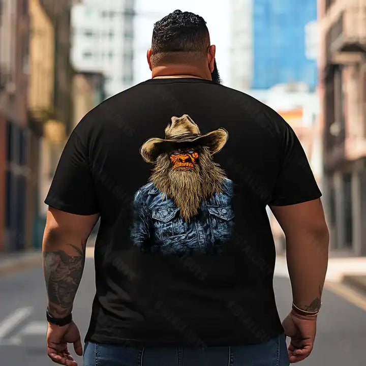 Bigfoot Sasquatch Yeti T2 5D2F 100 Men T Shirts Big and Tall Men Shirts Plus Size Short Sleeve Fashion Casual T Shirt Graphic Tee Shirts Tshirts