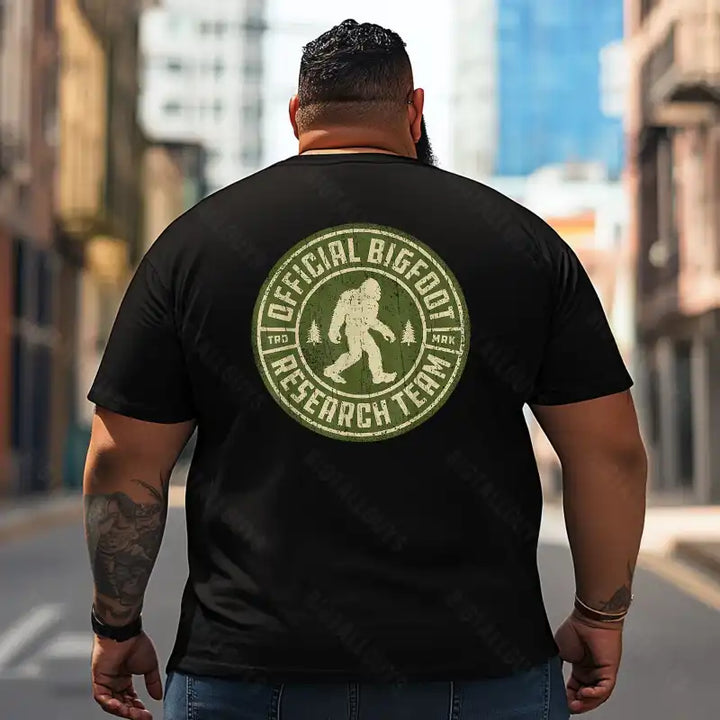 Bigfoot Sasquatch Yeti T2 5D2F 103 Men T Shirts Big and Tall Men Shirts Plus Size Short Sleeve Fashion Casual T Shirt Graphic Tee Shirts Tshirts
