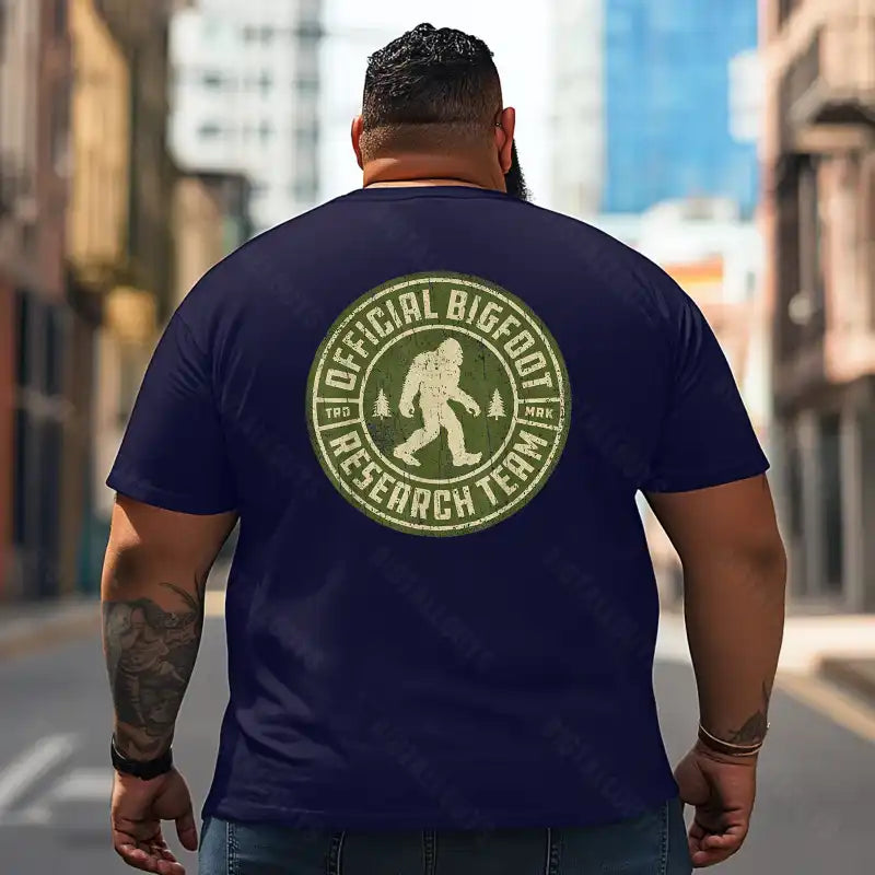 Bigfoot Sasquatch Yeti T2 5D2F 103 Men T Shirts Big and Tall Men Shirts Plus Size Short Sleeve Fashion Casual T Shirt Graphic Tee Shirts Tshirts - BigTallGuys
