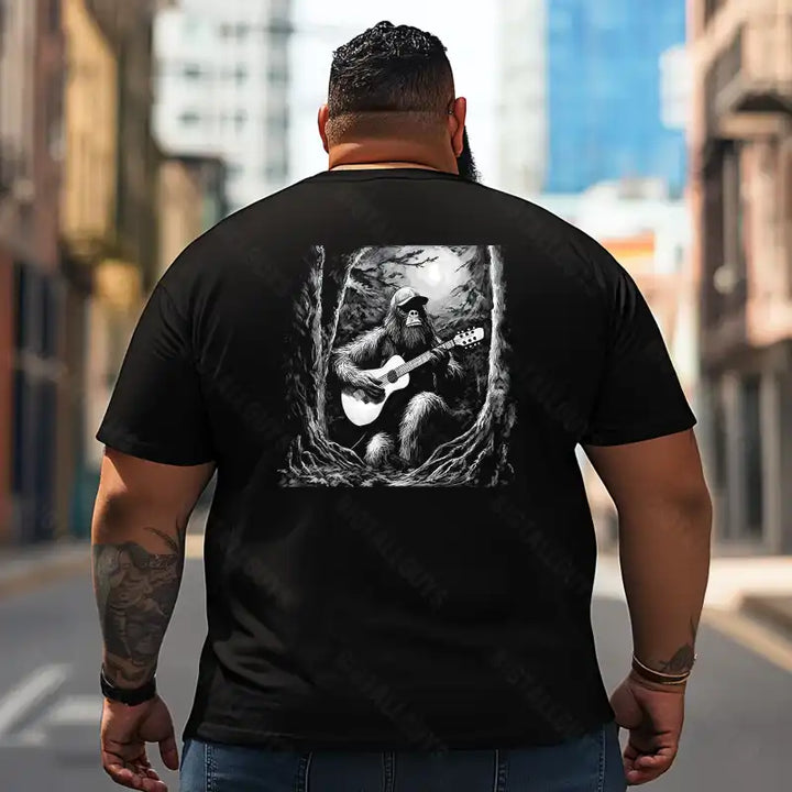 Bigfoot Sasquatch Yeti T2 5D2F 104 Men T Shirts Big and Tall Men Shirts Plus Size Short Sleeve Fashion Casual T Shirt Graphic Tee Shirts Tshirts