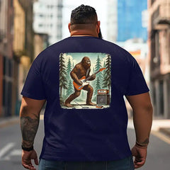 Bigfoot Sasquatch Yeti T2 5D2F 105 Men T Shirts Big and Tall Men Shirts Plus Size Short Sleeve Fashion Casual T Shirt Graphic Tee Shirts Tshirts - BigTallGuys