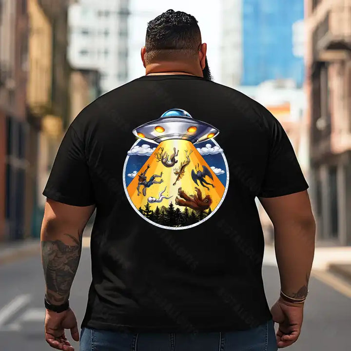 Bigfoot Sasquatch Yeti T2 5D2F 108 Men T Shirts Big and Tall Men Shirts Plus Size Short Sleeve Fashion Casual T Shirt Graphic Tee Shirts Tshirts