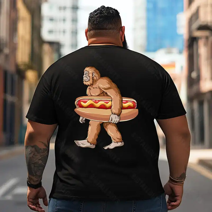 Bigfoot Sasquatch Yeti T2 5D2F 111 Men T Shirts Big and Tall Men Shirts Plus Size Short Sleeve Fashion Casual T Shirt Graphic Tee Shirts Tshirts