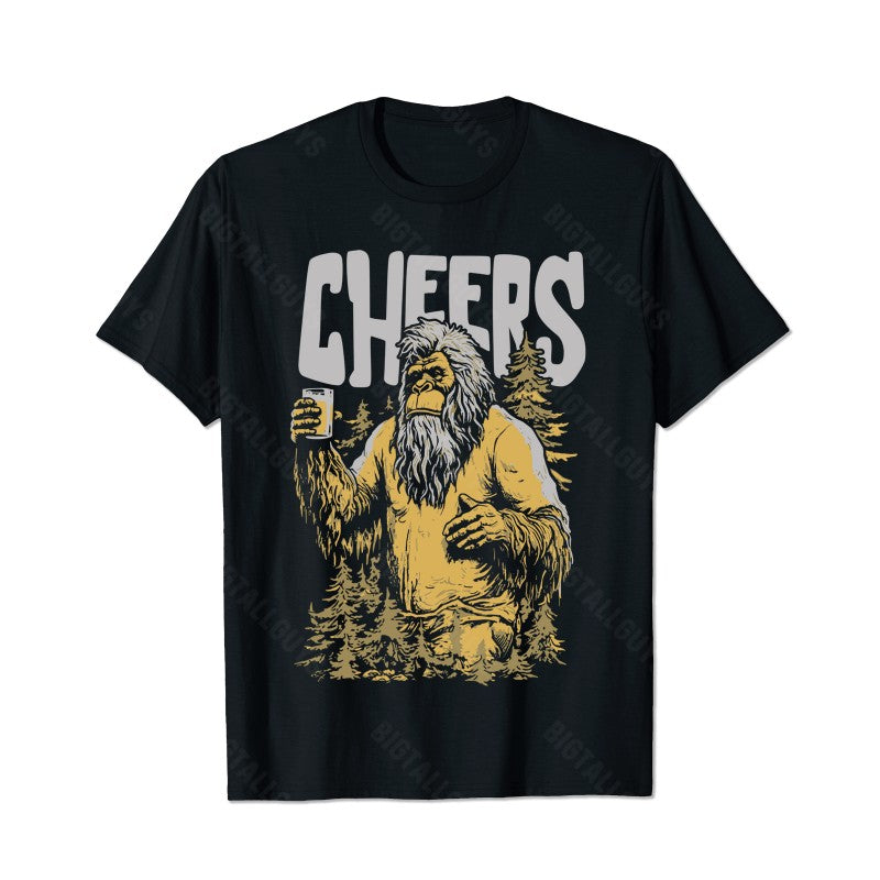 Bigfoot Sasquatch Yeti T0 5D2F 112 Men T Shirts Big and Tall Men Shirts Plus Size Short Sleeve Fashion Casual T Shirt Graphic Tee Shirts Tshirts