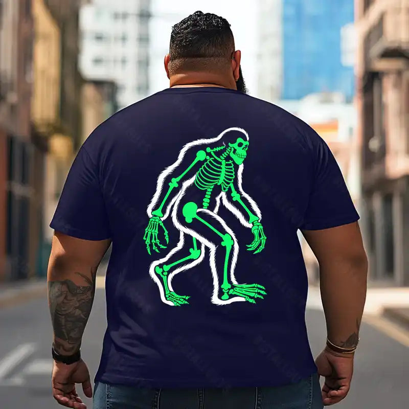 Bigfoot Sasquatch Yeti T2 5D2F 114 Men T Shirts Big and Tall Men Shirts Plus Size Short Sleeve Fashion Casual T Shirt Graphic Tee Shirts Tshirts - BigTallGuys