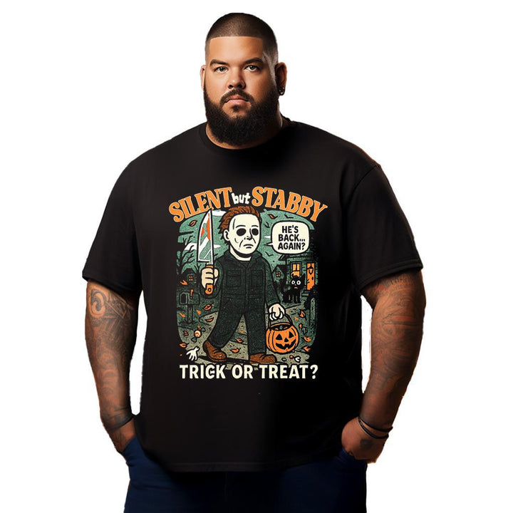 Halloween Horror Movie Night Shirt Halloween Horror T Shirt T0 5DM1 015 Men T Shirts Big and Tall Men Shirts Plus Size Short Sleeve Fashion Casual T Shirt Graphic Tee Shirts Tshirts