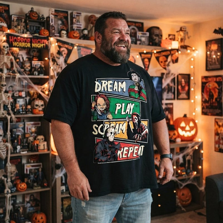 Halloween Horror Movie Night Cotton Tee