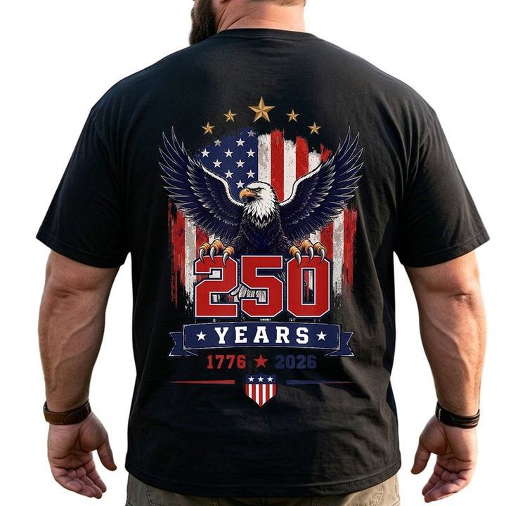 America 250th Anniversary Patriotic Big & Tall Men Shirts