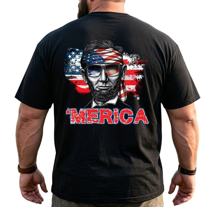 America 250th Anniversary Patriotic Big & Tall Men Shirts