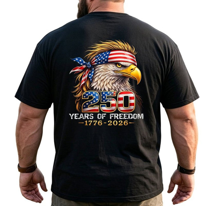 America 250th Anniversary Patriotic Big & Tall Men Shirts