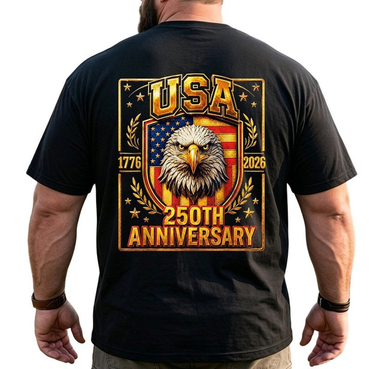America 250th Anniversary Patriotic Big & Tall Men Shirts