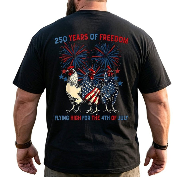 America 250th Anniversary Patriotic Big & Tall Men Shirts