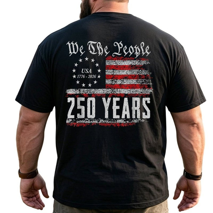 America 250th Anniversary Patriotic Big & Tall Men Shirts