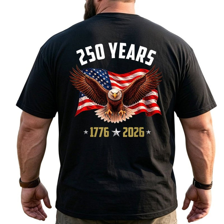 America 250th Anniversary Patriotic Big & Tall Men Shirts