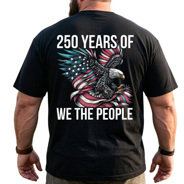 America 250th Anniversary Patriotic Big & Tall Men Shirts