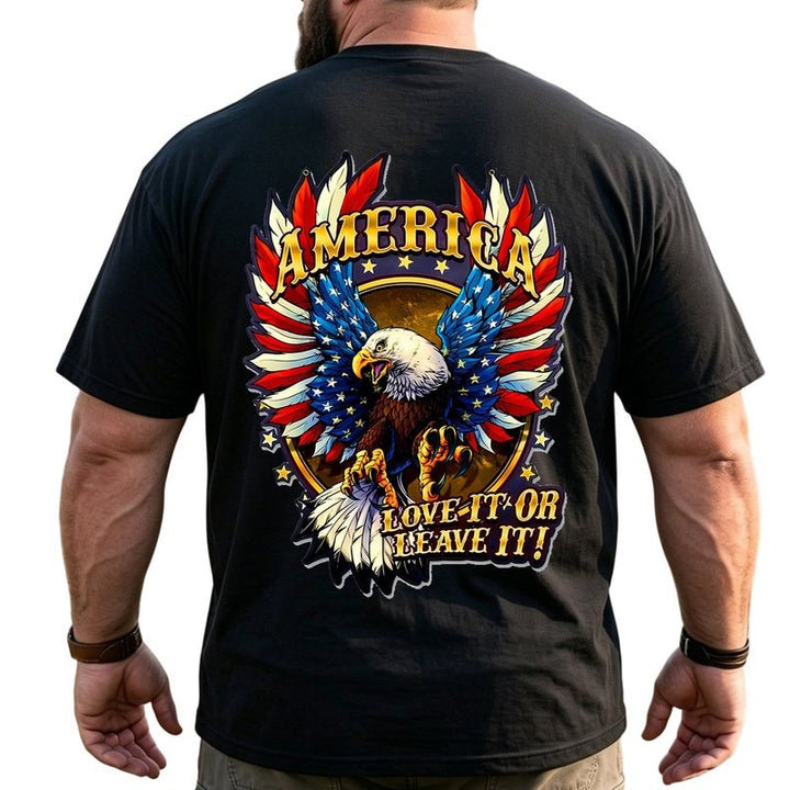 America 250th Anniversary Patriotic Big & Tall Men Shirts
