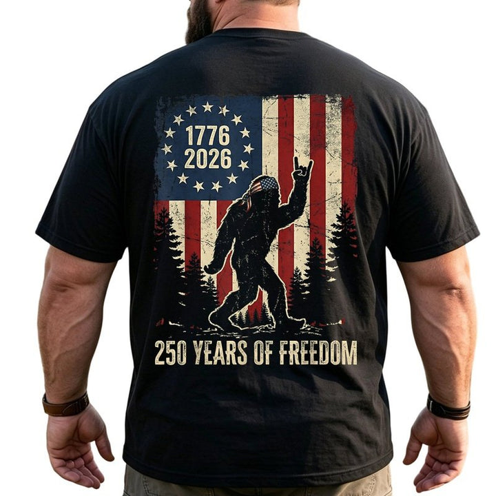 America 250th Anniversary Patriotic Big & Tall Men Shirts