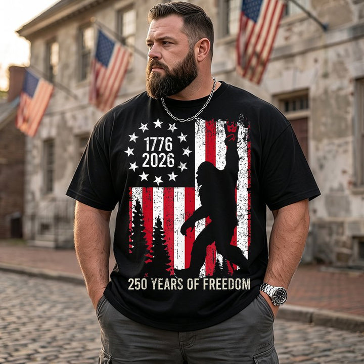 America 250th Anniversary Patriotic Big & Tall Men Shirts