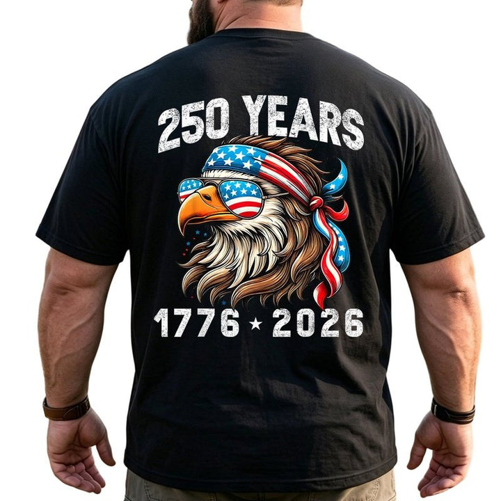 America 250th Anniversary Patriotic Big & Tall Men Shirts