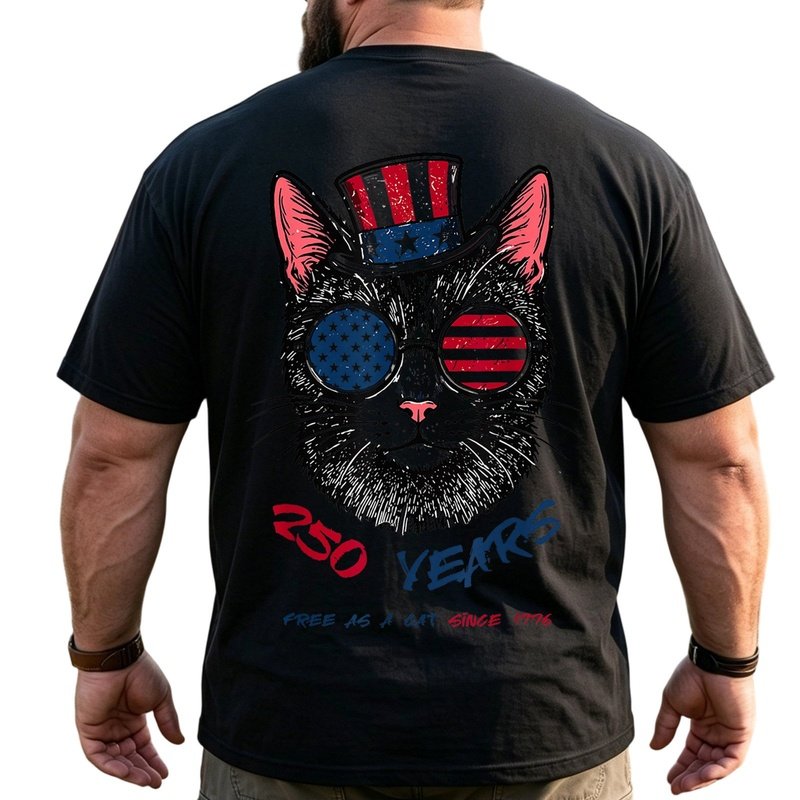 America 250th Anniversary Patriotic Big & Tall Men Shirts - BigTallGuys