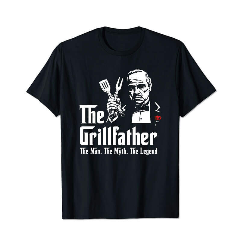 The Grillfather Men Cotton T Shirts - BigTallGuys