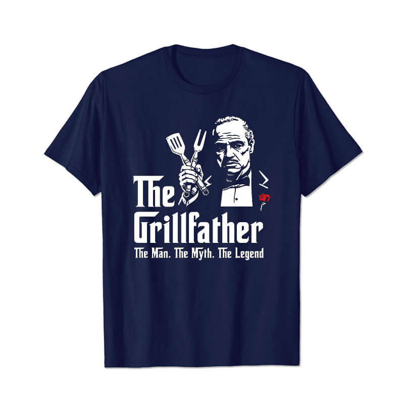 The Grillfather Men Cotton T Shirts - BigTallGuys