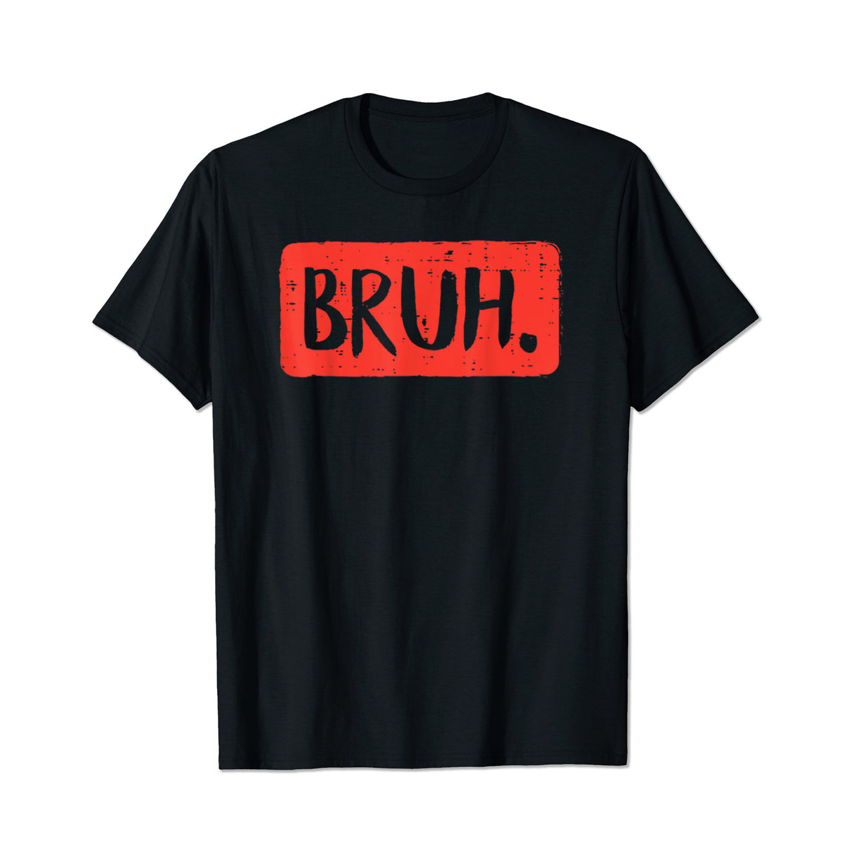 Bruh Funny Men T-Shirts, Plus Size Short Sleeve T Shirt for Men Big and Tall Men Tees Shirts