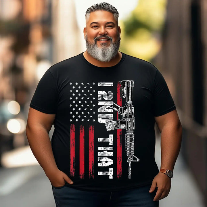 I 2nd That Second Amendment Pro American Flag Patriotic Men T Shirts Big and Tall Men Shirts Plus Size Short Sleeve Fashion Casual T Shirt Graphic Tee Shirts Tshirts