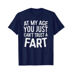 Cant Trust Fart Funny Men T-Shirts, Plus Size Short Sleeve T Shirt for Men Big and Tall Men Tees Shirts - BigTallGuys