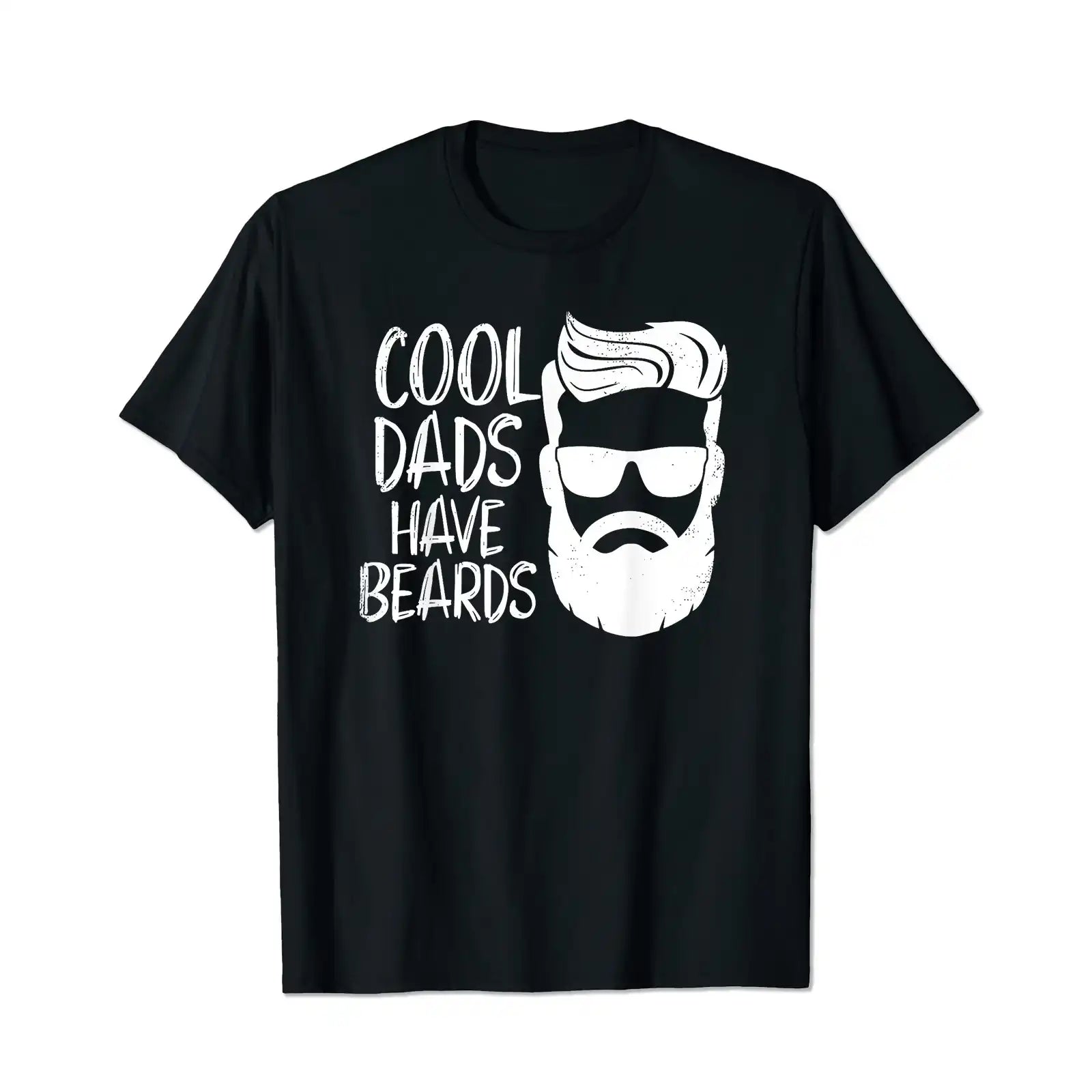 Cool Dads Have Beards Men T Shirts Big and Tall Men Shirts Plus Size Short Sleeve Fashion Casual T Shirt Graphic Tee Shirts Tshirts - BigTallGuys