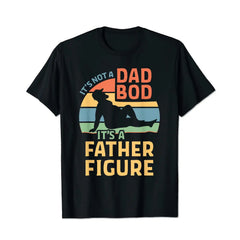 It's Not a Dad Bod It's a Father Figure Men T Shirts Big and Tall Men Shirts Plus Size Short Sleeve Fashion Casual T Shirt Graphic Tee Shirts Tshirts - BigTallGuys